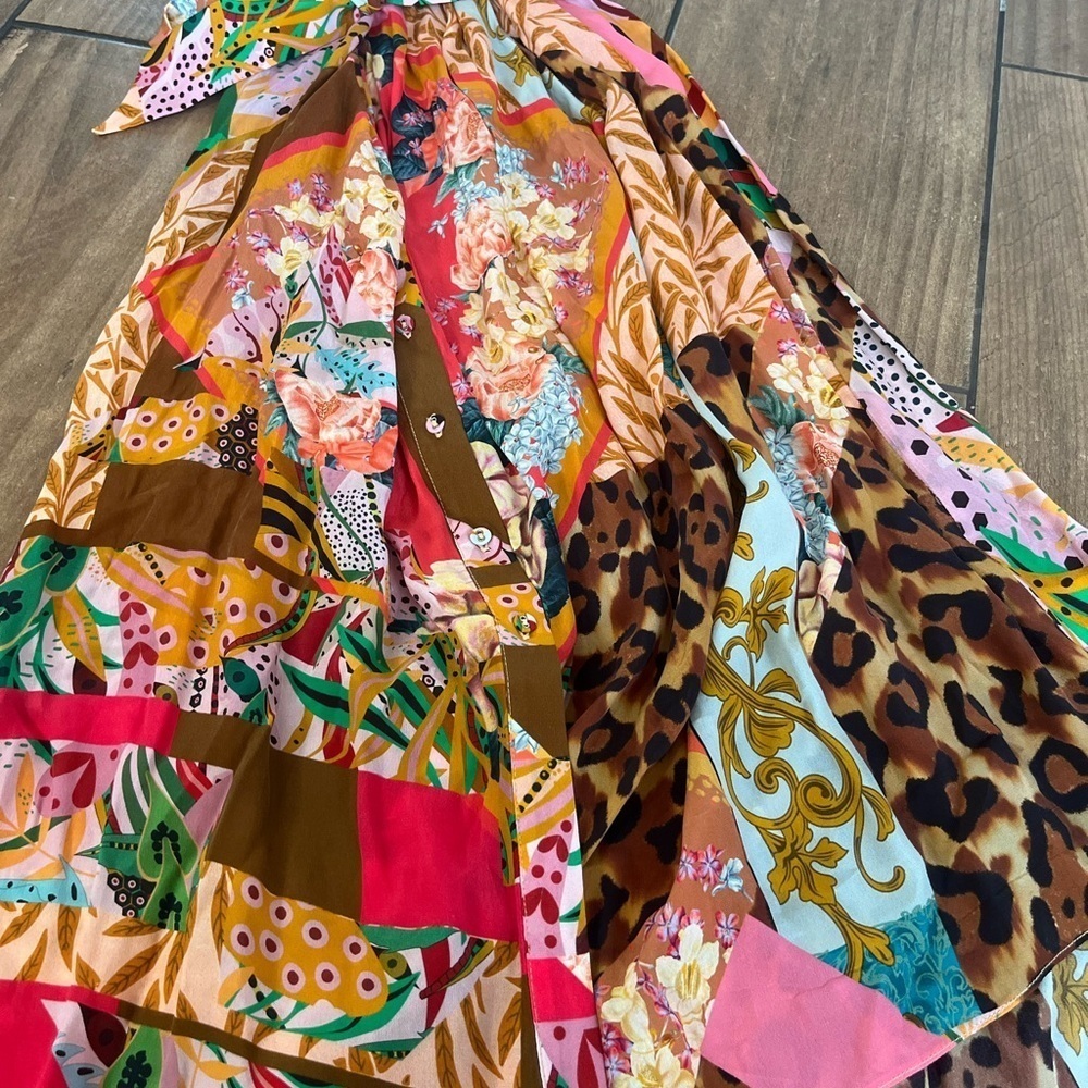NWOT Geisha designs collage dress XXS - Picture 7 of 8